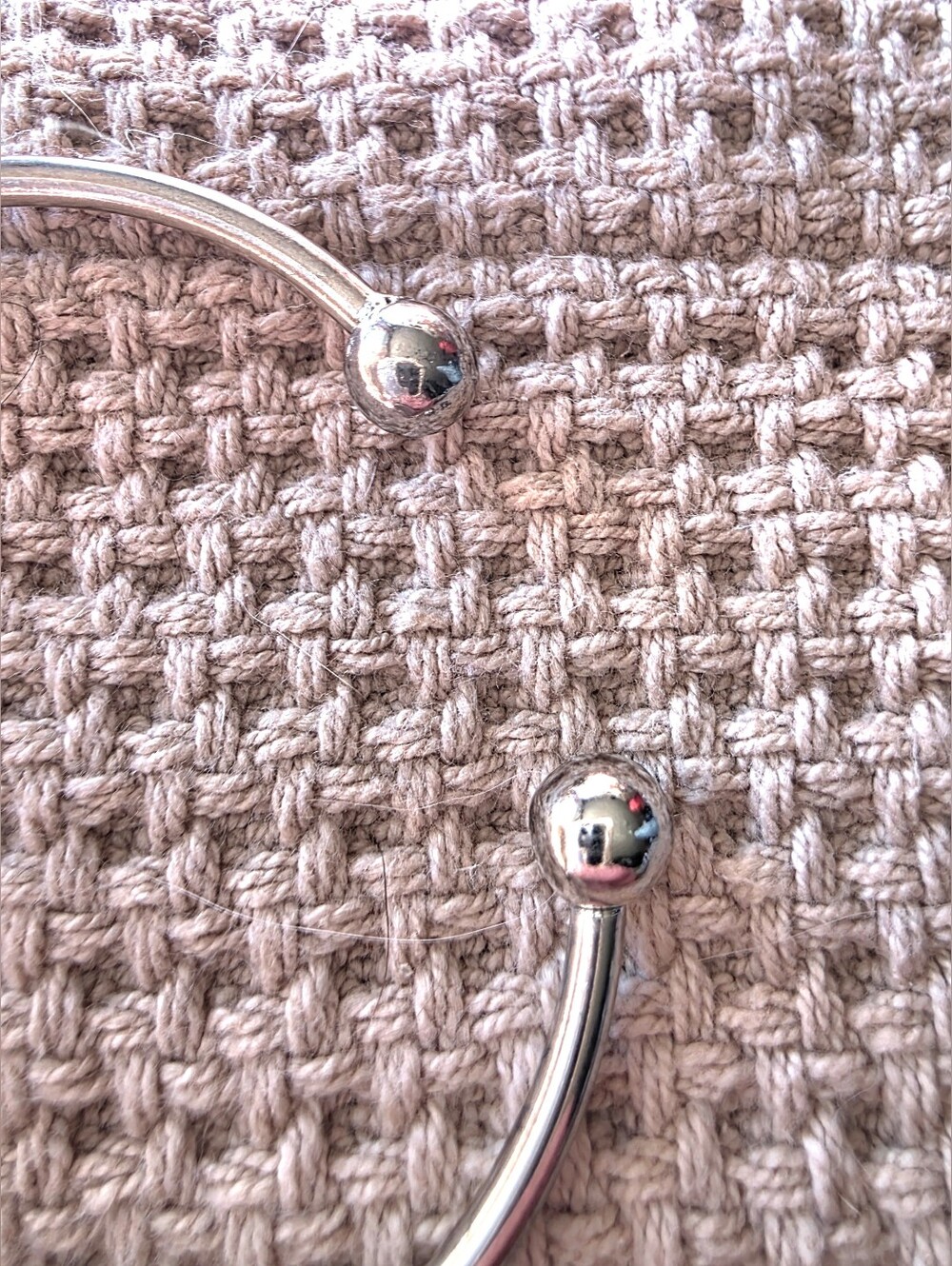 Vintage Silver Bangle Charm Bracelet. Ladybug And Butterfly - Picture 3 of 4